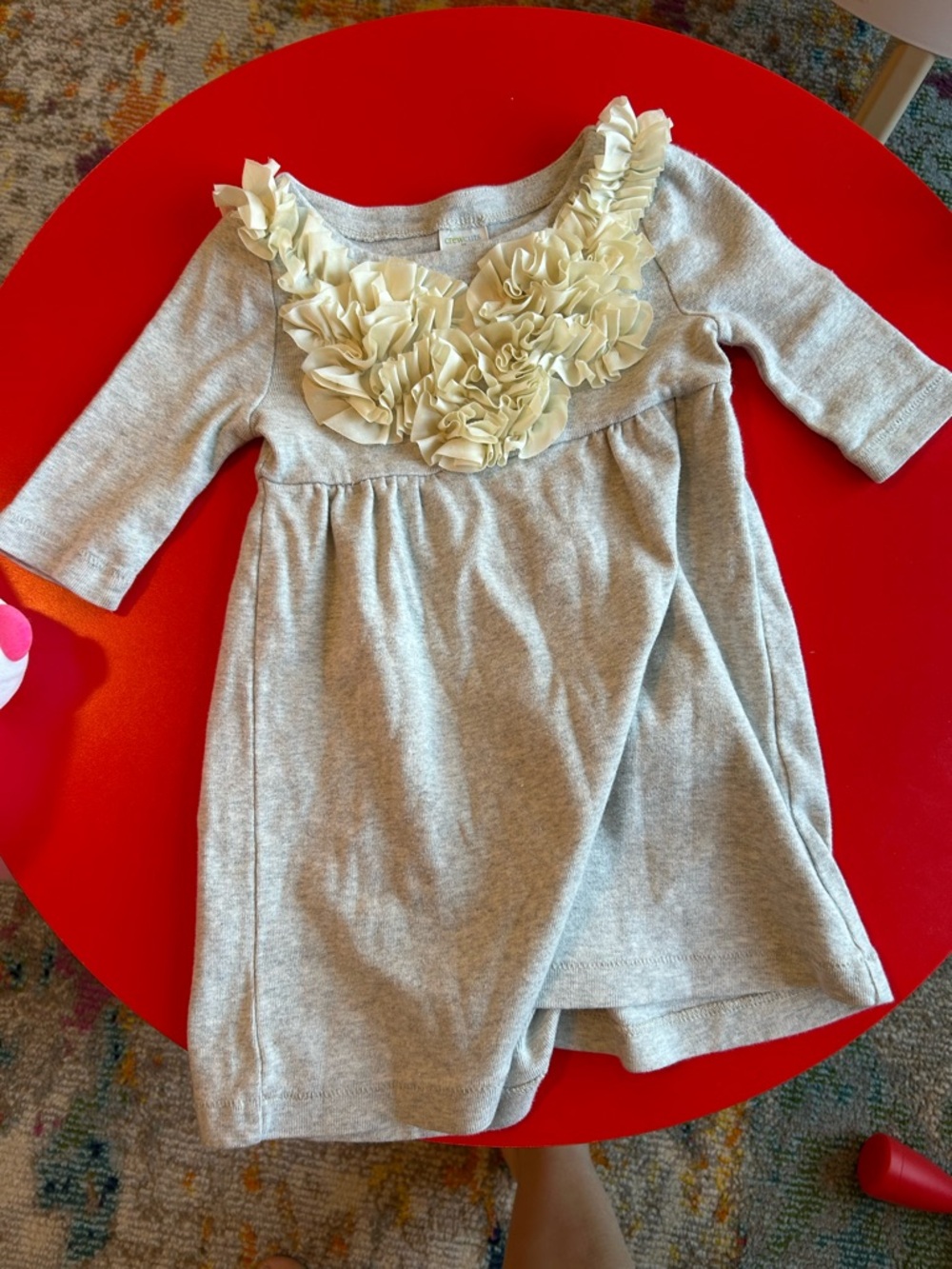 J.Crew TODDLER GIRLS GREY CREWCUTS DRESS SIZE 2